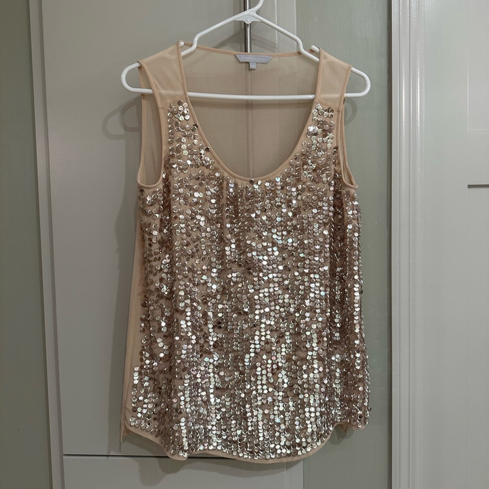 Embellished Sleeveless Tank Top